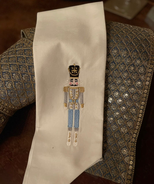 Blue & Gold4 inch Ribbon by the yard.