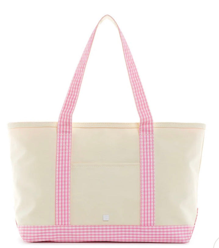 Medium Tote in Pink Gingham