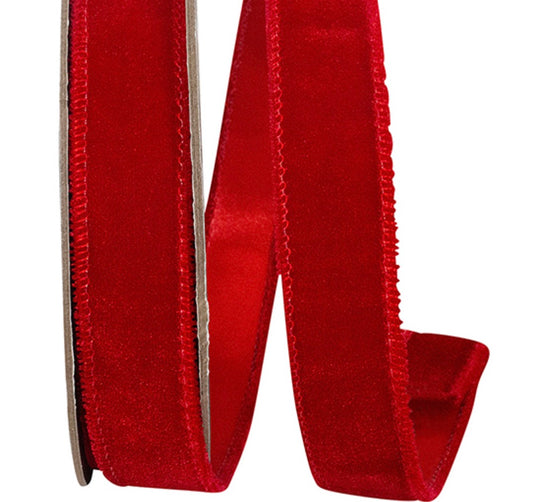1inch Red Velvet Ribbon by the yard.
