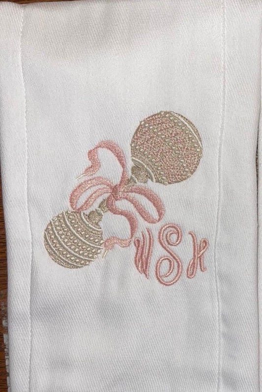 Custom Burp Cloth